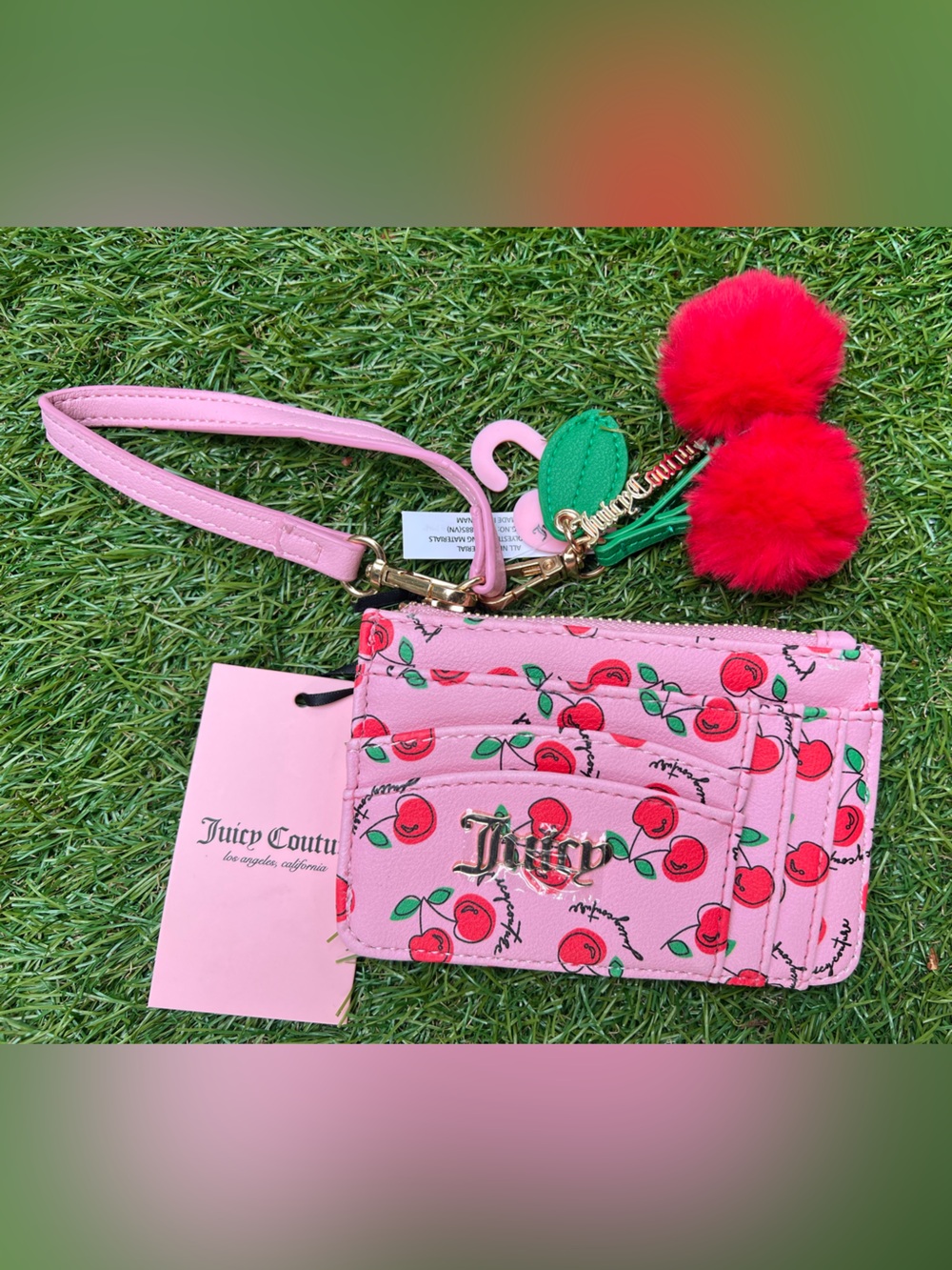 JUICY COUTURE CHERRY GIRL MINI CC WALLET